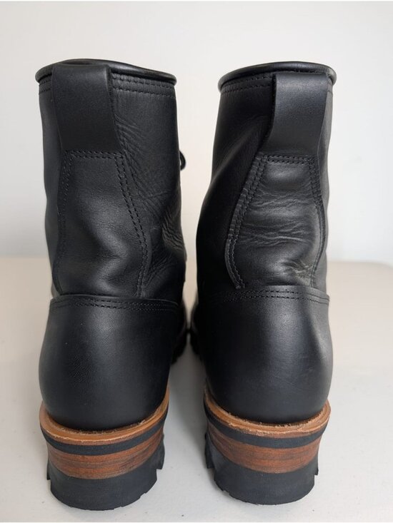 Frye black logger 8G leather boots men\'s size 11.5 main image 14